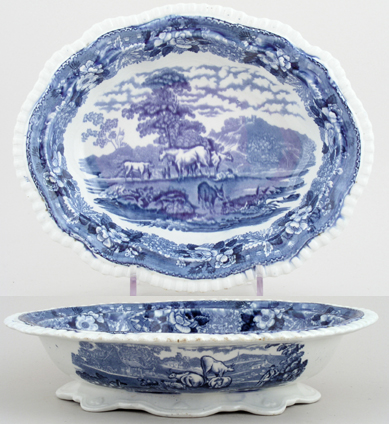 Vegetable Dish Base c1950s